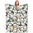 thumbnail image 1 of Panda Blanket Super Soft Warm Animal Flannel Throw Blankets for Boys Girls Adults Lovers for Couch Sofa Bed Office Gifts 50"x60", 1 of 5