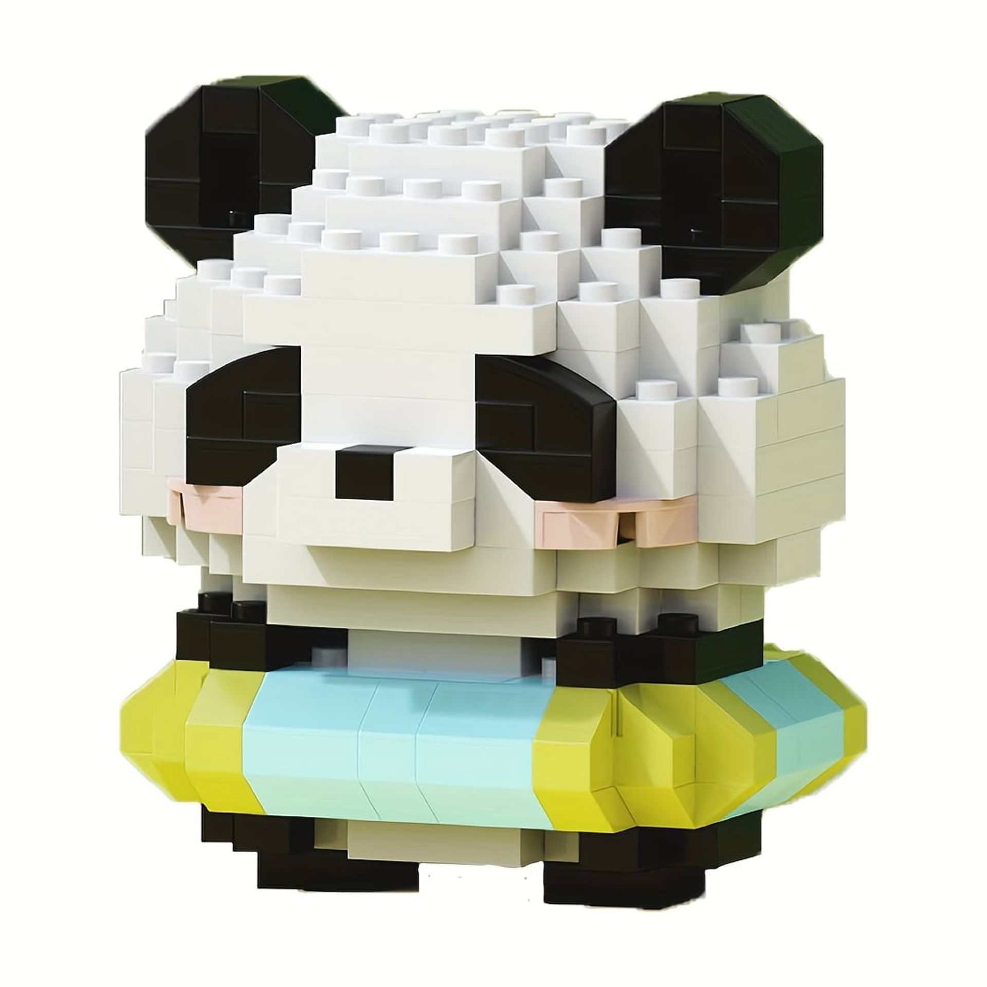 Panda Building Blocks Toy- 12 Unique Cartoon Designs, Fun Building ...