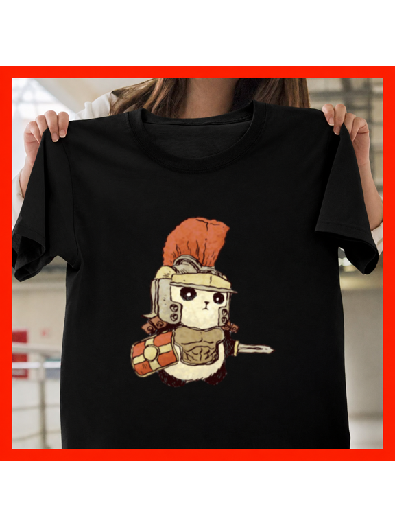 Panda Centurion Ancient Roman Legionary Asian Bear Soldier Unisex T-Shirt, up to size 5XL
