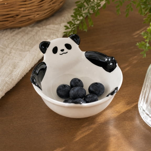 Panda Ceramic Dipping Sauce Dish Cute Mini Soy Bowl Seasoning Plate For Hot Pot Sushi Home Table Dining
