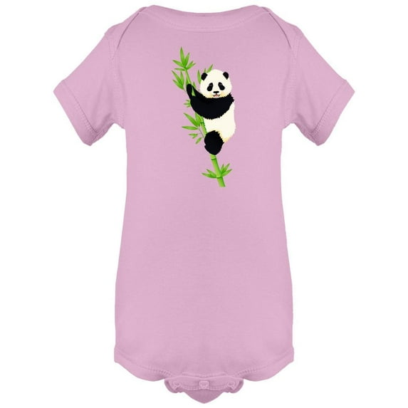 Panda Climbing Bamboo Tree Bodysuit Infant -Image by Shutterstock, 24 Months