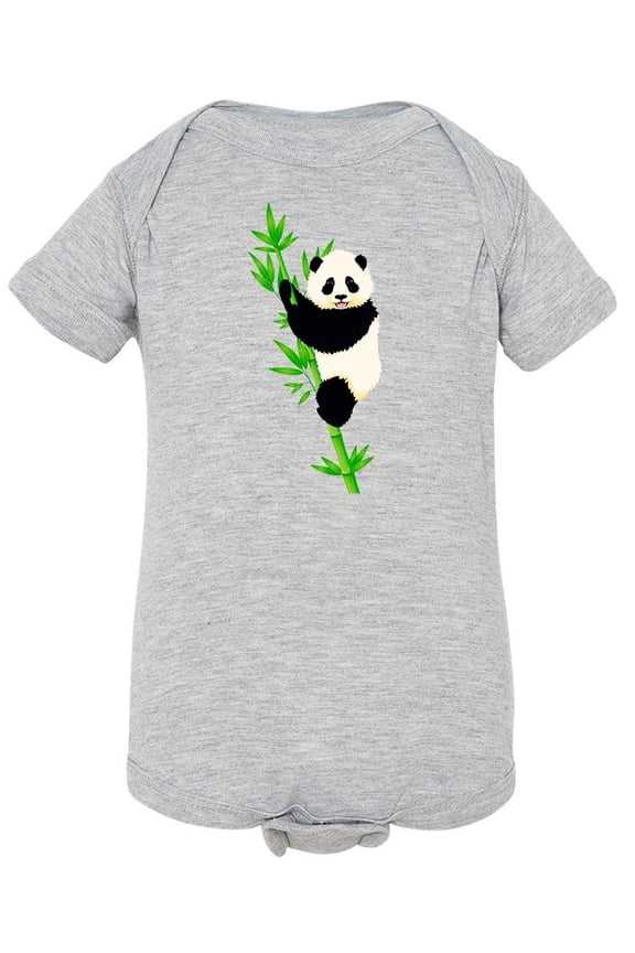 Panda Climbing Bamboo Tree Bodysuit Infant -Image by Shutterstock,  Newborn
