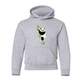 thumbnail image 1 of Panda Climbing Bamboo Tree Hoodie Juniors -Image by Shutterstock,  Medium, 1 of 4