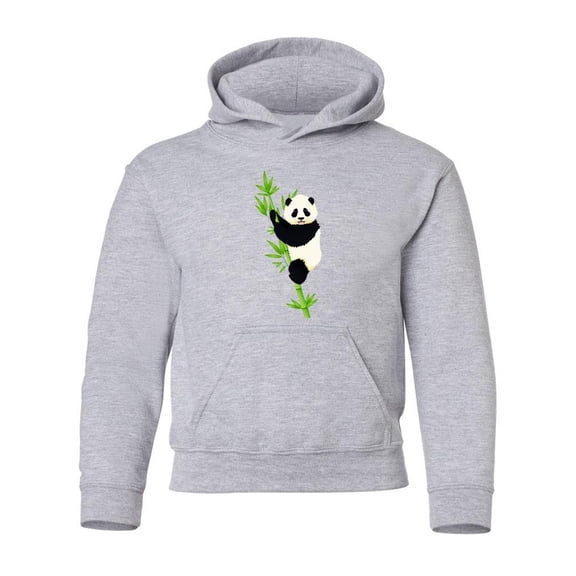 Panda Climbing Bamboo Tree Hoodie Juniors -Image by Shutterstock,  Medium