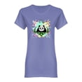 thumbnail image 1 of Panda Colorful Design Shaped T-Shirt Women -Image by Shutterstock, Female Small, 1 of 2