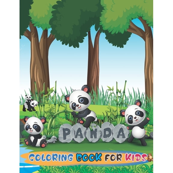 Panda Coloring Book for Kids: Learning Activity Book for Toddlers & Kids Ages 4- 8 -12 with Cute Drawings of Panda (, (Paperback)