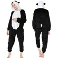 thumbnail image 1 of Panda Couples Pajamas Sets Women Winter Cute Animal Onesies Men One Piece Cosplay Costume Suit Sleepwear Flannel Pijamas, 1 of 6