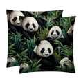 thumbnail image 1 of Panda Covers Set of 2 with Unique Patterns for Bed, Chair Pillow Covers, Decorative Pillows - Available in 16x16, 18x18, 20x20 Inchesfor Various Occasions, 1 of 6