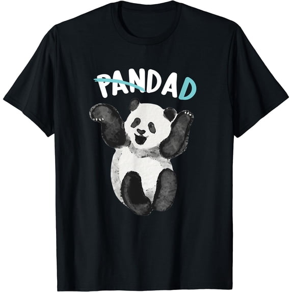 Panda Dad Papa Bear Father Families Outfit T-Shirt - Walmart.com