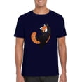 thumbnail image 1 of Panda Dance Cute Animal Lover Cartoon Fun Graphic Tee, for men & women, up to size 5XL, 1 of 3