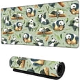 thumbnail image 1 of Panda Desk Mat for Desktop,Extended Gaming Cute Pandas Mouse Pad,Non-Slip Rubber Base Mousepad with Stitched Edges for Office Home Desk Decor,31.5X15.7 Inch, 1 of 6