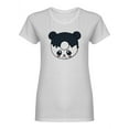 thumbnail image 1 of Panda Donut Shaped T-Shirt Women -Image by Shutterstock, Female Medium, 1 of 2