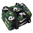 thumbnail image 1 of Panda Double Layered Insulated Refrigerated Large Capacity Lunch Bag with Two Compartments - 7.1x11.4x16.1 Inches, 1 of 6