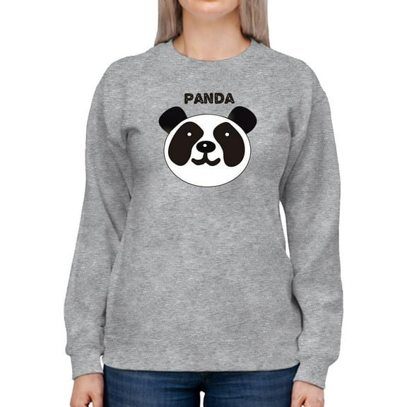Panda Drawing Sweatshirt Women -Image by Shutterstock, Female 4X-Large