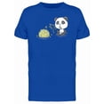 thumbnail image 1 of Panda Eating Bamboo, Doodle Tee Men's -Image by Shutterstock, 1 of 2