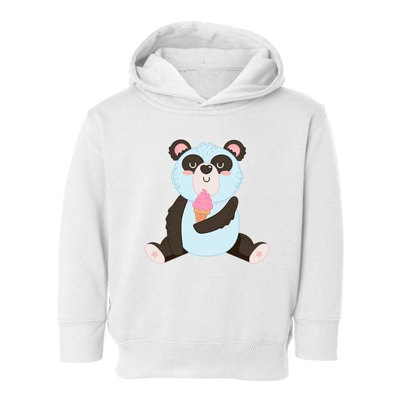 Panda Eating Ice Cream Hoodie Toddler -Image by Shutterstock,  2 Toddler