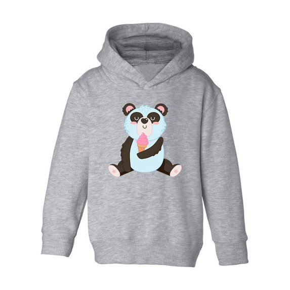 Panda Eating Ice Cream Hoodie Toddler -Image by Shutterstock, 2 Toddler