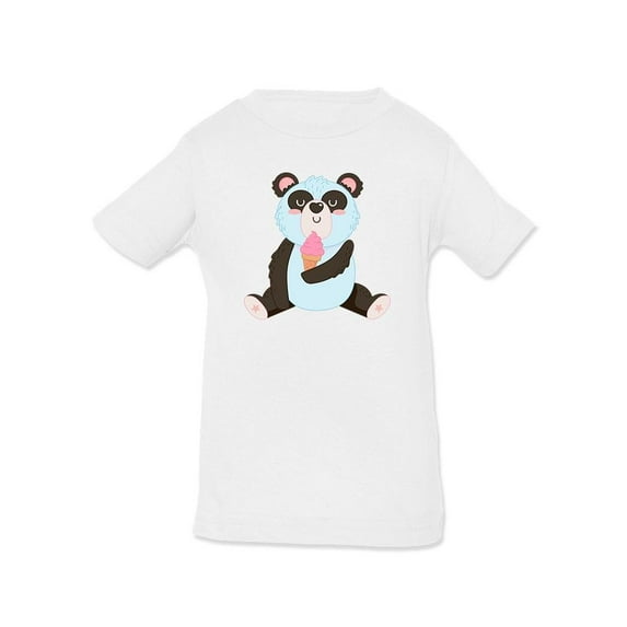 Panda Eating Ice Cream T-Shirt Infant -Image by Shutterstock, 12 Months