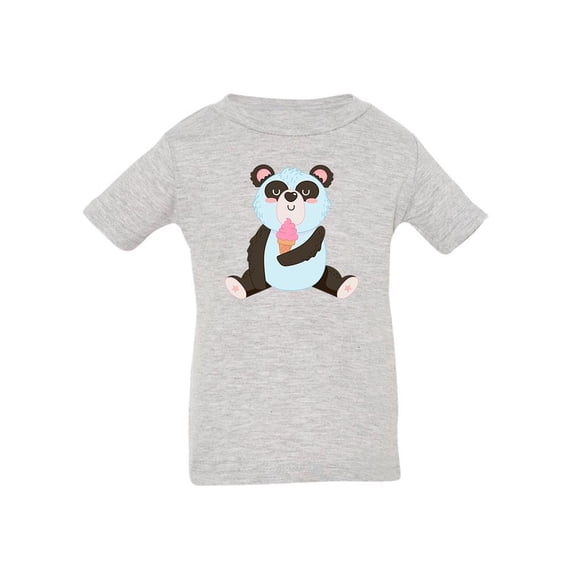 Panda Eating Ice Cream T-Shirt Infant -Image by Shutterstock, 18 Months