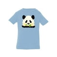 thumbnail image 1 of Panda Eating Leaves T-Shirt Infant -Image by Shutterstock,  6 Months, 1 of 4