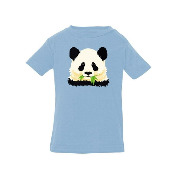 Panda Eating Leaves T-Shirt Infant -Image by Shutterstock,  6 Months