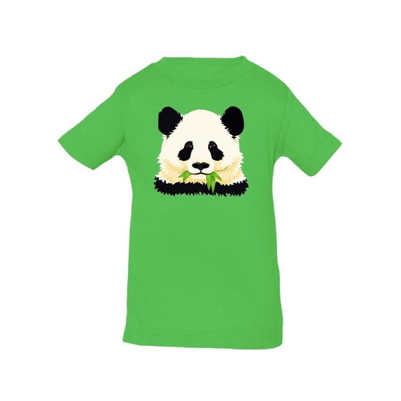 Panda Eating Leaves T-Shirt Infant -Image by Shutterstock,  6 Months