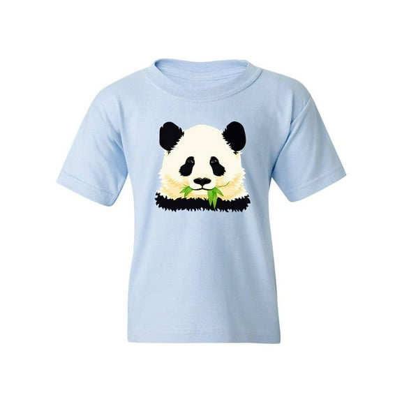 Panda Eating Leaves T-Shirt Juniors -Image by Shutterstock, Small