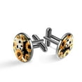 thumbnail image 1 of Panda Elegant Stainless Steel Cufflinks Set for Men | Suitable for Formal Attire | for Work or Evening Events, 1 of 6