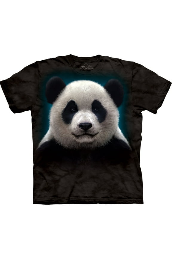 Panda Face Adult T-Shirt 10-3279