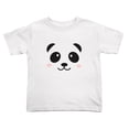 thumbnail image 1 of Panda Face Funny Toddler T-Shirts for Boys Girls (White, Youth M), 1 of 1