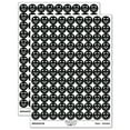 thumbnail image 1 of Panda Face Icon 200+ Round Stickers - Black - Matte Finish - 0.50" Size, 1 of 3