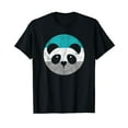 thumbnail image 1 of Panda Face Retro Gift For Men or Boys T-Shirt, 1 of 5