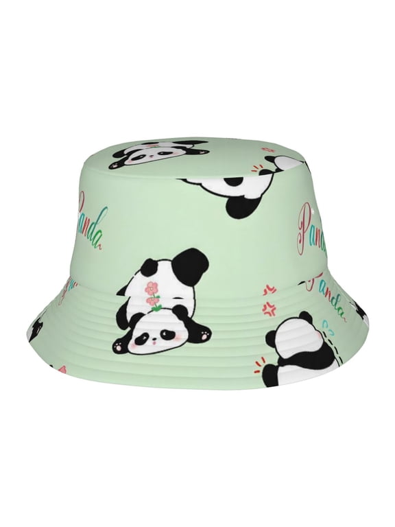 Panda Fisherman's Hat Casual and Breathable Sun Hat for Men and Women