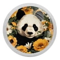 thumbnail image 1 of Panda Fluorescent Drawer Pulls with Screws, Round 4-Pack, Glow-in-the-Dark Knobs - Suitable for Cabinets, Wardrobes, Dressers, 1 of 6