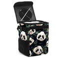 thumbnail image 1 of Panda Foldable Car Garbage Can with Lid, Leak-proof, Hanging Storage Bag - Trash Can for Car, Mini Trash Can, 1 of 6