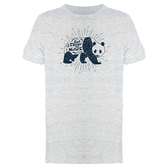 Panda Get Closer To Nature Tee Men's -Image by Shutterstock