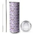 thumbnail image 1 of Panda Gifts for Women - Cute Panda Tumbler Panda Coffee mug Cup with Lid and Straw - 20 Oz Stainless Steel Water Bottle, 1 of 5