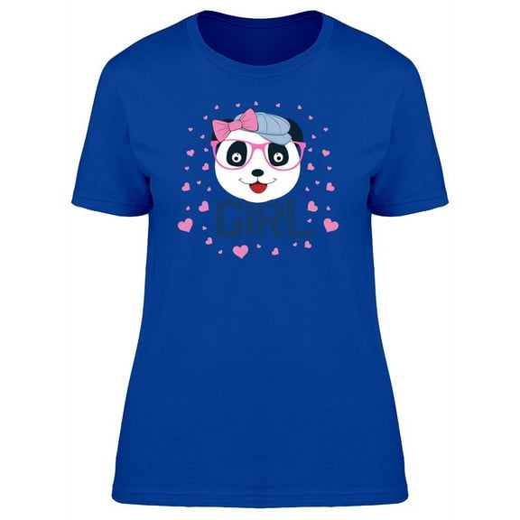 Panda Girl T-Shirt Women -Image by Shutterstock, Female Large