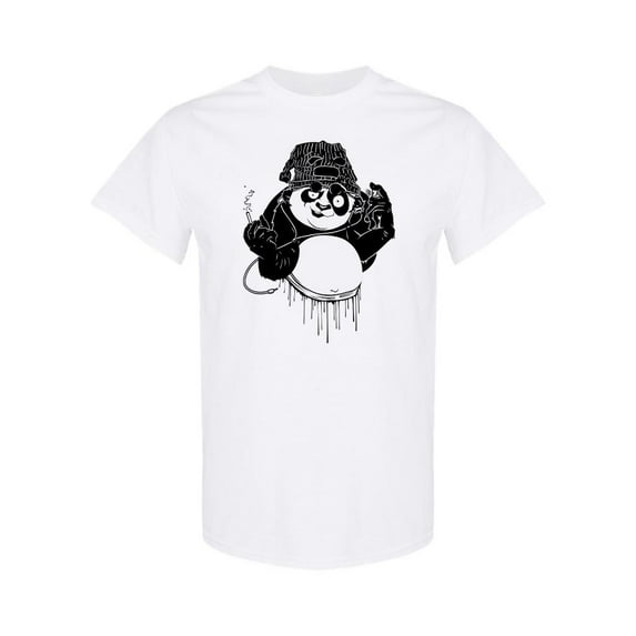 Panda Graffiti T-Shirt Men -Image by Shutterstock, Male Large