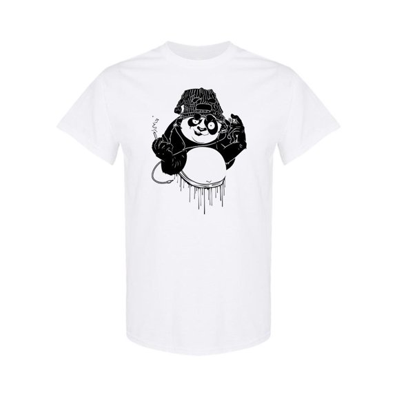 Panda Graffiti T-Shirt Men -Image by Shutterstock, Male x-Large