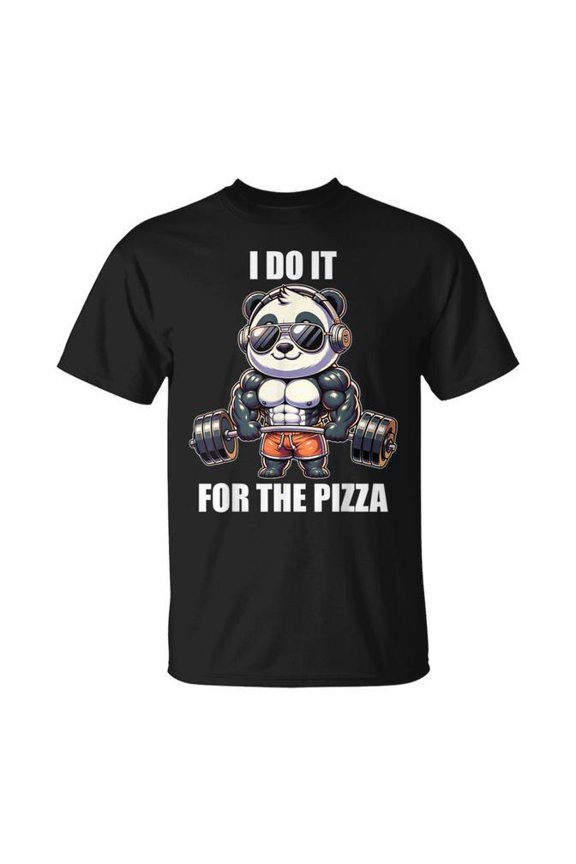 Panda Gym Weightlifting Bodybuilder Fitness Workout T-Shirt Size S-5XL