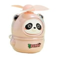 thumbnail image 1 of Panda Handheld Fan Chinese Style USB Rechargeable Mini Fan Portable Cartoon Electric Fan with Soft Blades Low-Noise Personal Pocket Fan for Travel Office Home Outdoor, 1 of 11