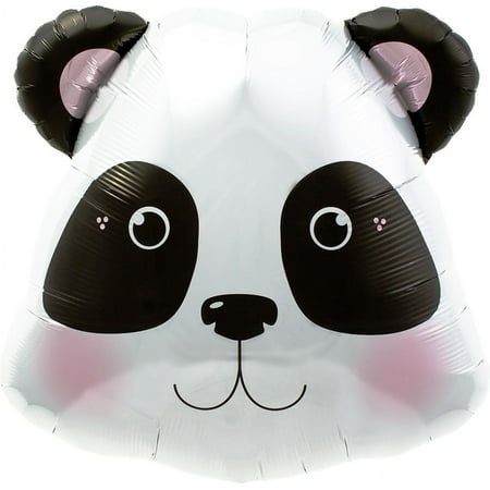 Panda Head Balloon, 28"