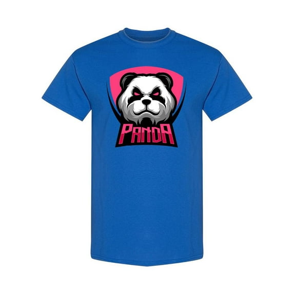 Panda Head Design T-Shirt Men -Image by Shutterstock, Male Small