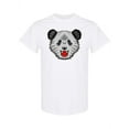 thumbnail image 1 of Panda Head Logo Graphic T-Shirt Men -Image by Shutterstock, Male Medium, 1 of 2