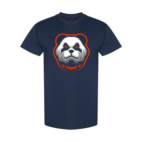 Panda Head Mascot T-Shirt Men -Image by Shutterstock, Male Large