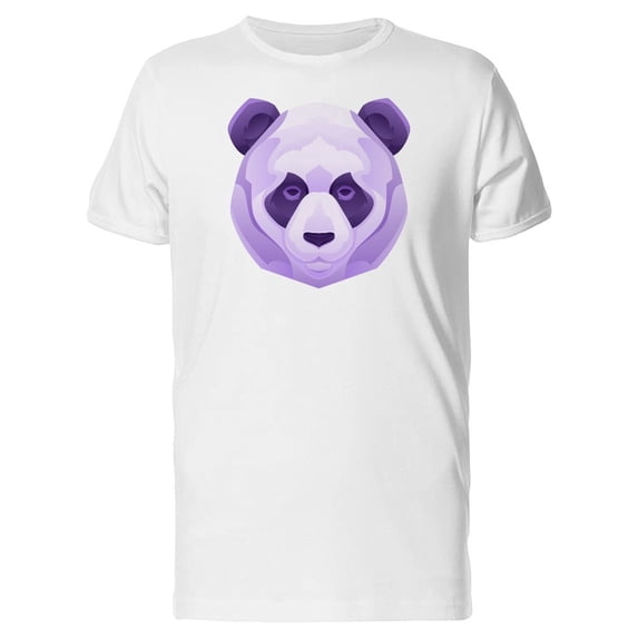 Panda Head Purple Tint Tee Men's -Image by Shutterstock