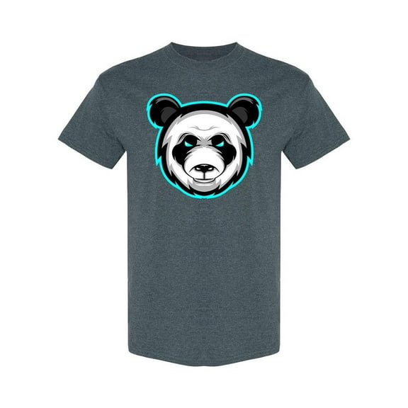 Panda Head T-Shirt Men -Image by Shutterstock, Male Medium