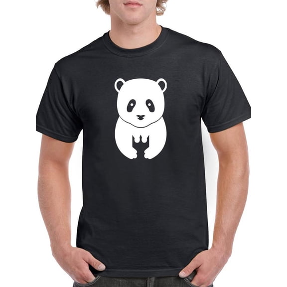 Panda Holds Crown T-Shirt Men -Image by Shutterstock, Male Medium