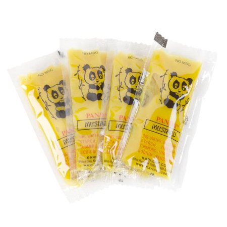 Panda Hot Mustard Sauce Asian Take Out Condiment Packets (100 Packets)